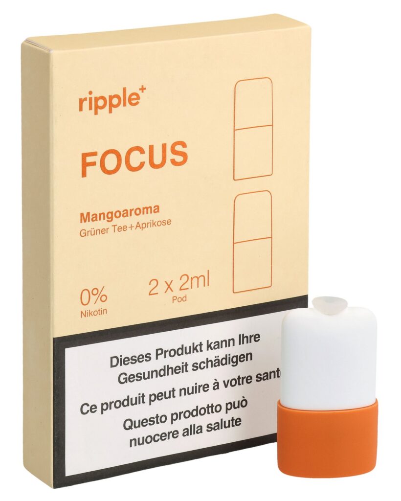 RIPPLE+ Pod FOCUS mangue+thé vert abricot