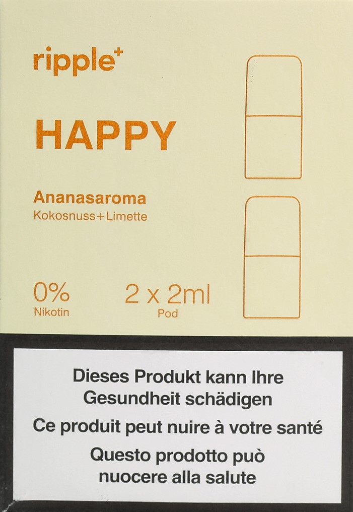 RIPPLE+ Pod HAPPY ananas+coco+citron vert