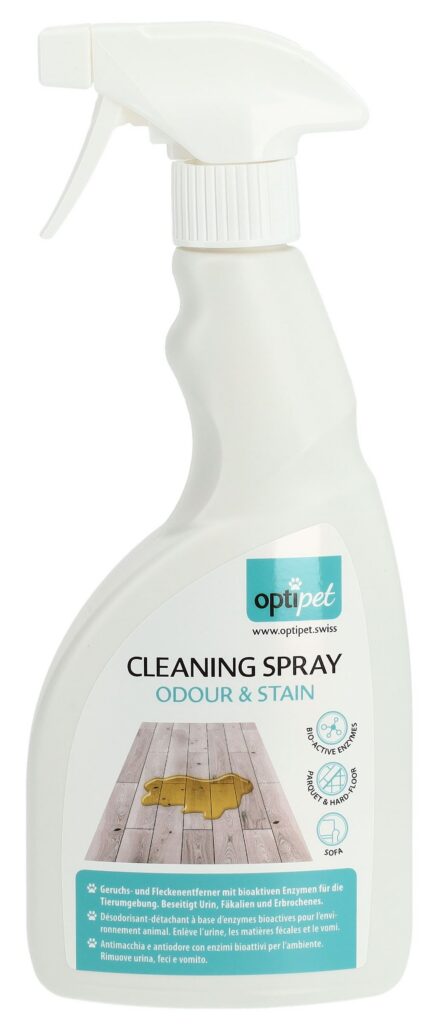 SPRAY DE NETTOYAGE OPTIPET – Anti-odeur et anti-taches 500 ml