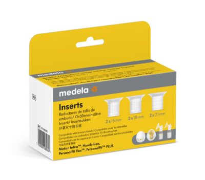 MEDELA Inserts 2x21mm 2x18mm 2x15mm 6 pce