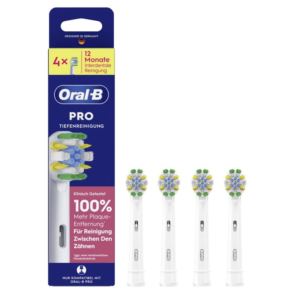 ORAL-B brossette Pro nettoyage profondeur 4 pce