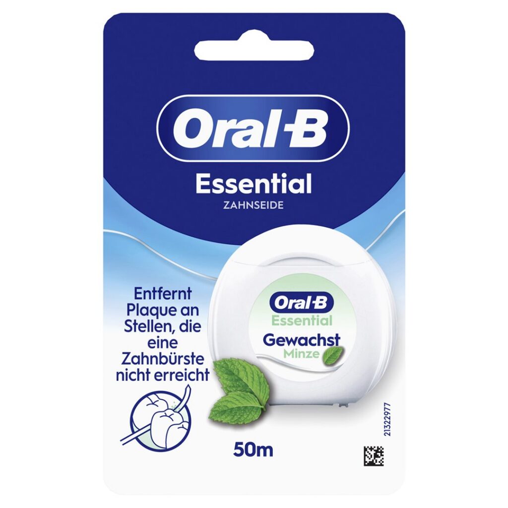 ORAL-B Essentialfloss 50m ciré menthe (n)