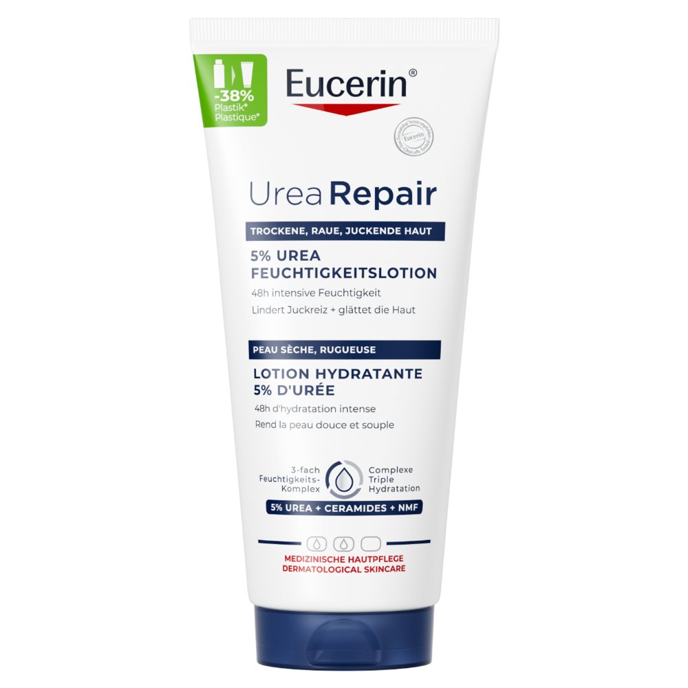 EUCERIN UreaRepair lot hydrat 5 % urée 200 ml