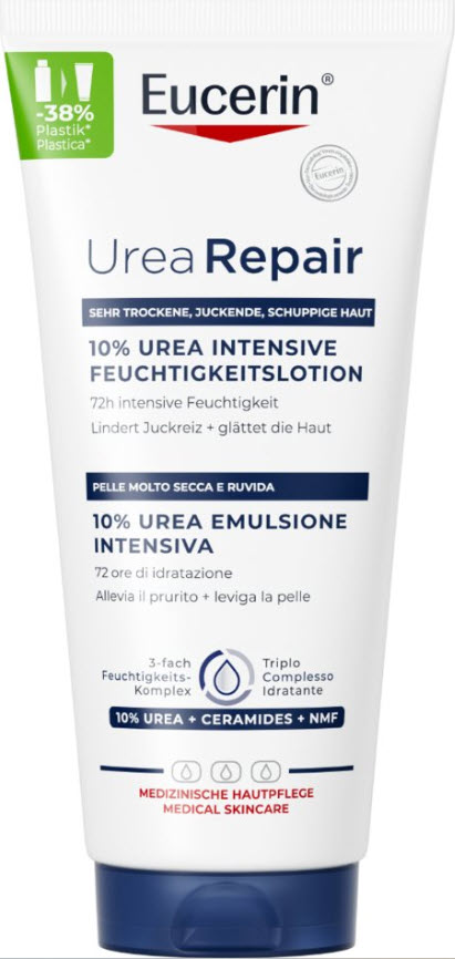 EUCERIN UreaRepair lot hydrat 10 % urée int 200 ml