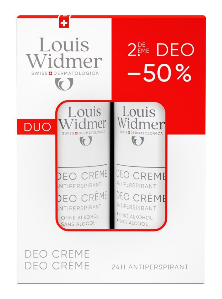 WIDMER déo-duo crème antipersp parf 2 x 40 ml