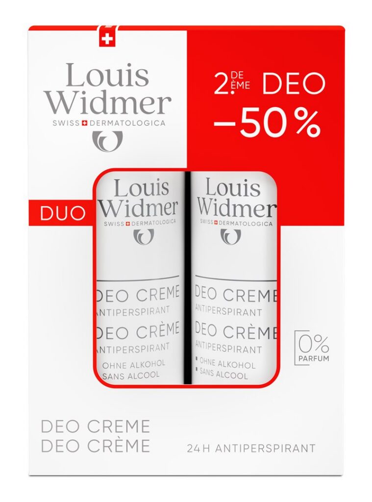 WIDMER déo-duo crème antipersp s parf 2 x 40 ml