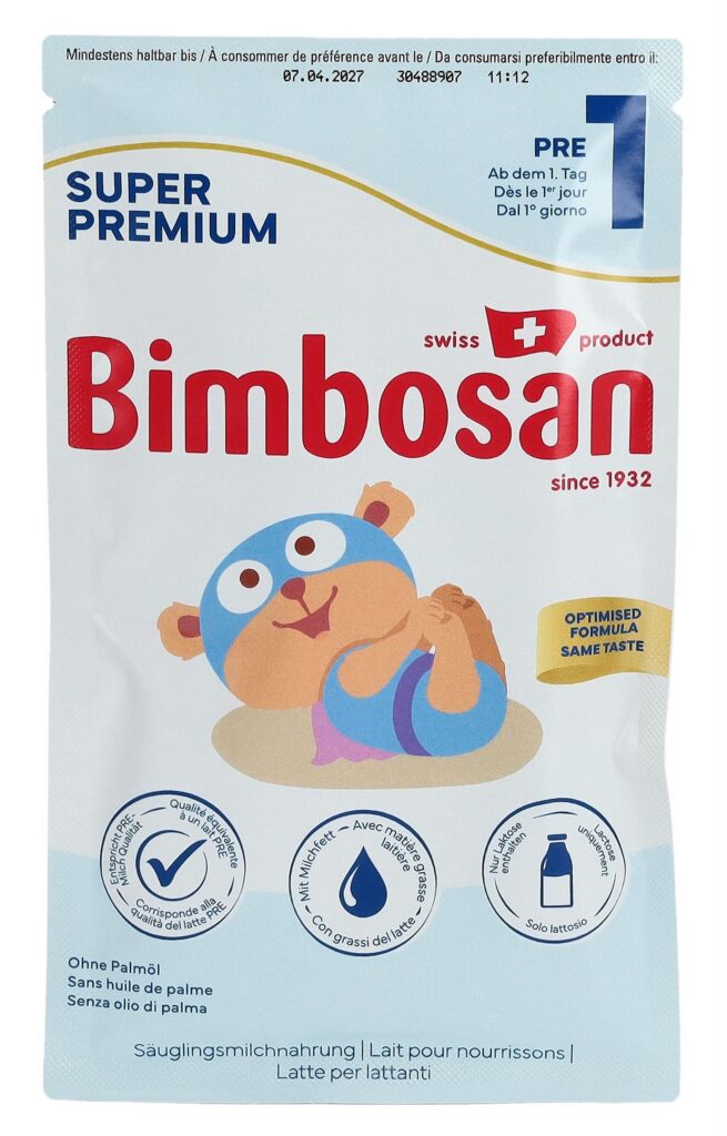 BIMBOSAN Super Premium PRE-1 lait nourri 5 x 25 g