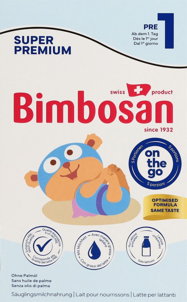 BIMBOSAN Super Premium PRE-1 lait nourri 5 x 25 g