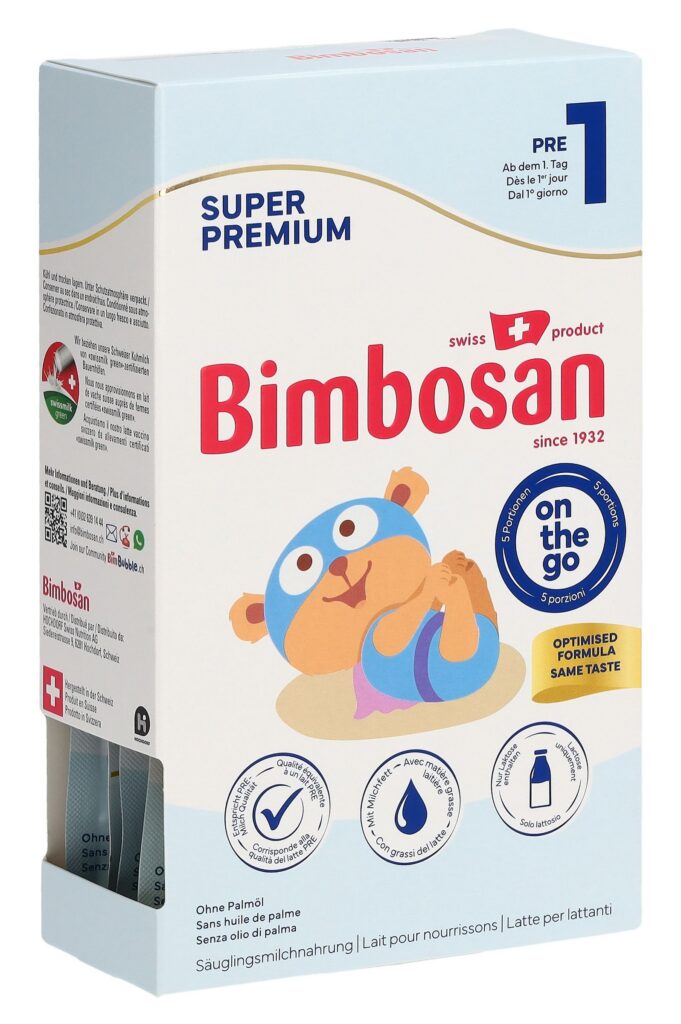 BIMBOSAN Super Premium PRE-1 lait nourri 5 x 25 g