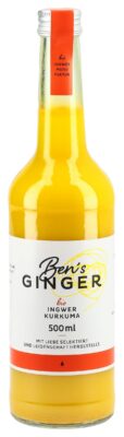 BEN'S GINGER conc gingemb-curcuma bio small 500 ml