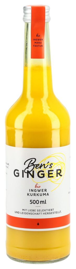 BEN'S GINGER conc gingemb-curcuma bio small 500 ml