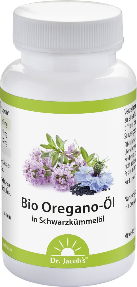 DR. JACOB'S huile d'origan caps bio vegan 60 pce