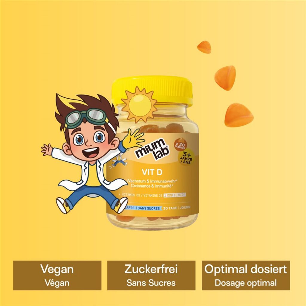 MIUMLAB kids gummies vit D bte 30 pce
