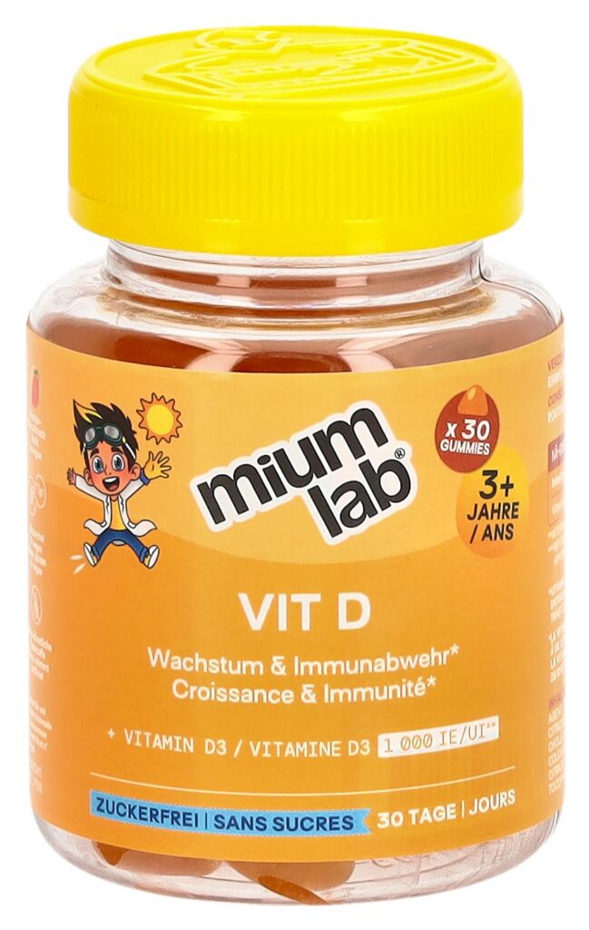 MIUMLAB kids gummies vit D bte 30 pce