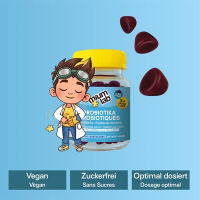 MIUMLAB kids gummies probiotiques bte 30 pce