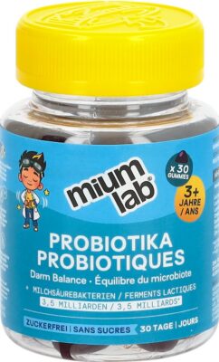 MIUMLAB kids gummies probiotiques bte 30 pce
