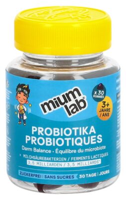 MIUMLAB kids gummies probiotiques bte 30 pce
