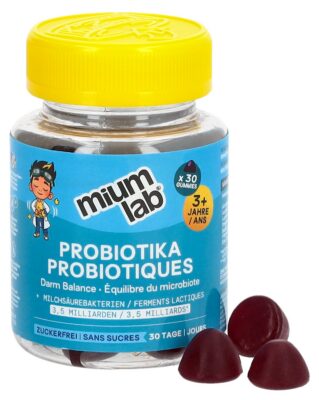 MIUMLAB kids gummies probiotiques bte 30 pce
