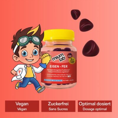 MIUMLAB kids gummies fer bte 30 pce