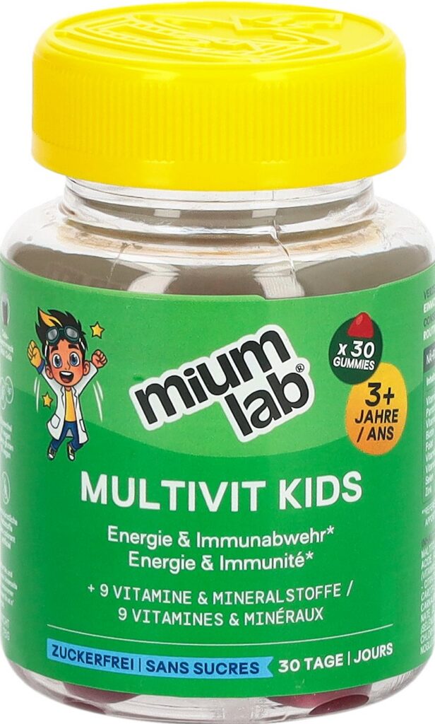 MIUMLAB kids gummies multivit bte 30 pce