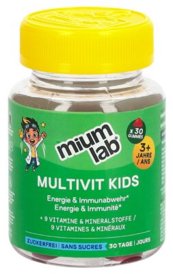 MIUMLAB kids gummies multivit bte 30 pce