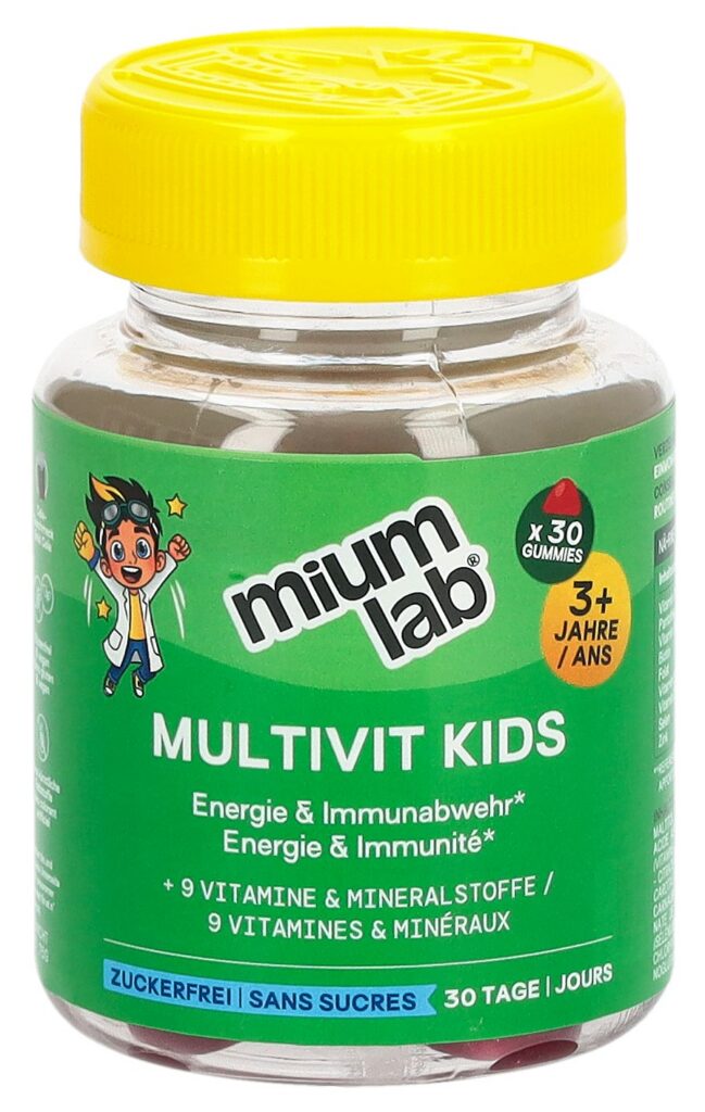 MIUMLAB kids gummies multivit bte 30 pce