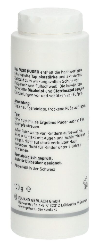 GEHWOL MED Fuss Puder saupoudr 100 g