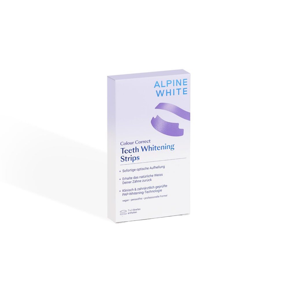 ALPINE WHITE Purple Whitening Strips 7 utilisat