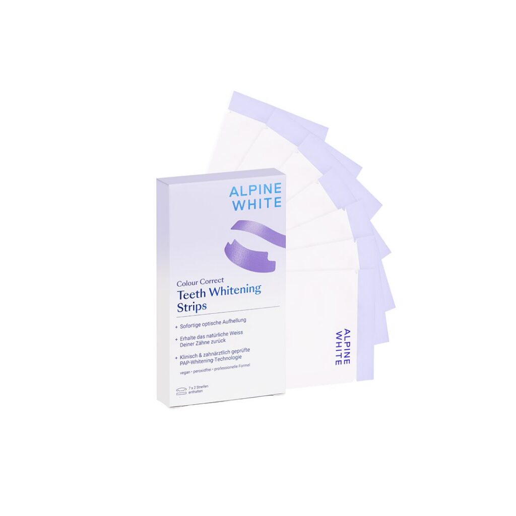 ALPINE WHITE Purple Whitening Strips 7 utilisat