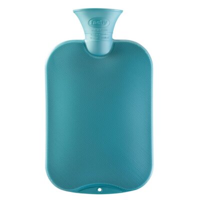 FASHY bouillotte 2l 1 face rainurée fine bleu