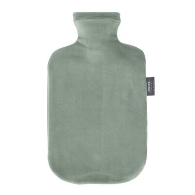 FASHY bouillotte 2l housse polaire vert pré