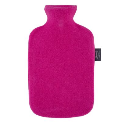 FASHY bouillotte 2l étoffe moelleuse framboi