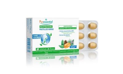 PURESSENTIEL pastilles gorge sans sucre bte 18 pce