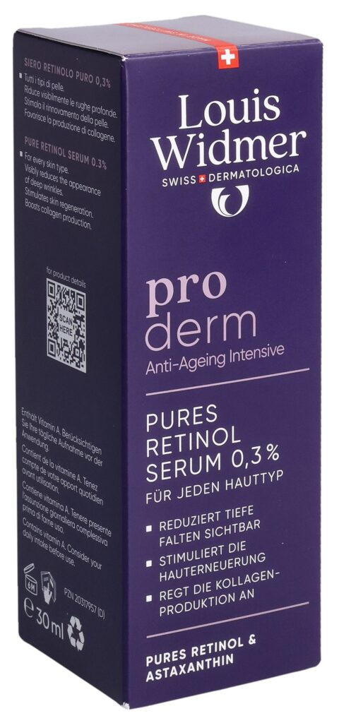WIDMER Proderm sérum rétinol pur 0.3 % fl 30 ml