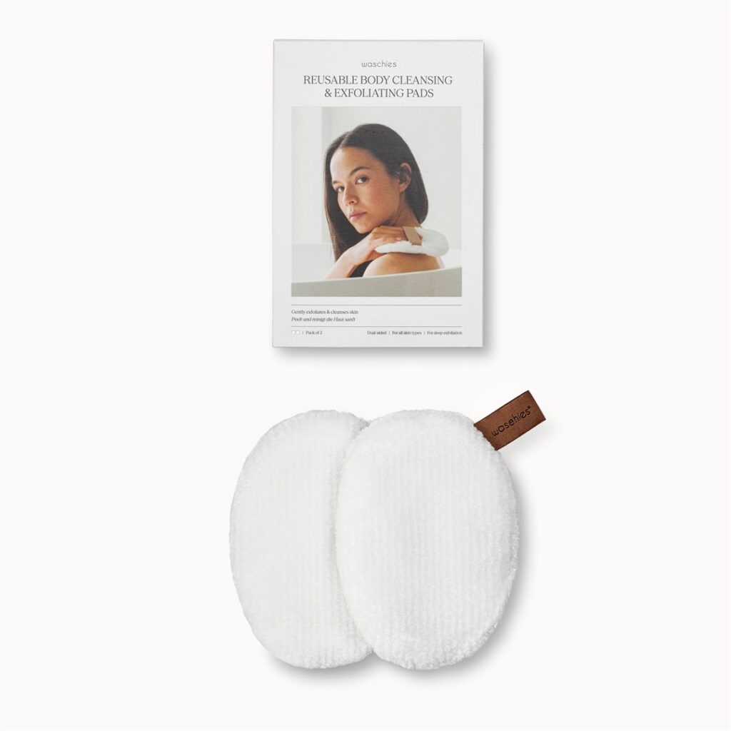 WASCHIES disques nettoy exfoliants corps box 2 pce