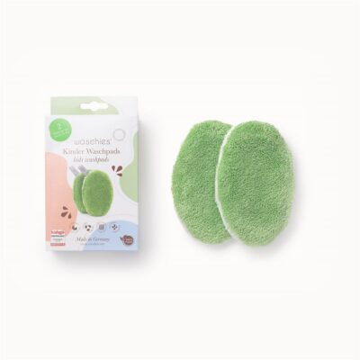 WASCHIES disques nettoy bébés enfants vert 2 pce