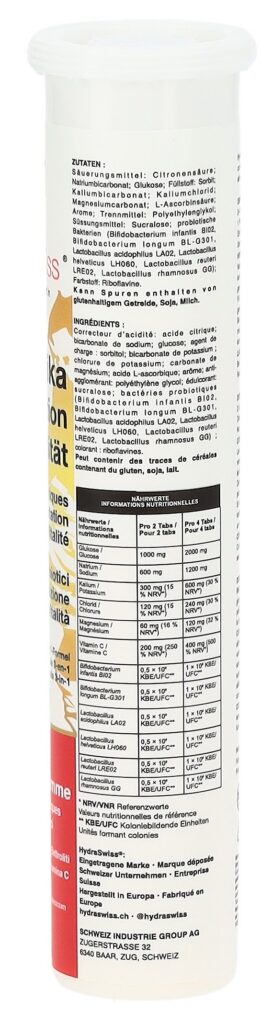 HYDRASWISS probio hyd&vit cpr eff citron 20 pce