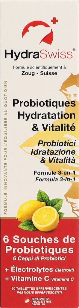 HYDRASWISS probio hyd&vit cpr eff citron 20 pce