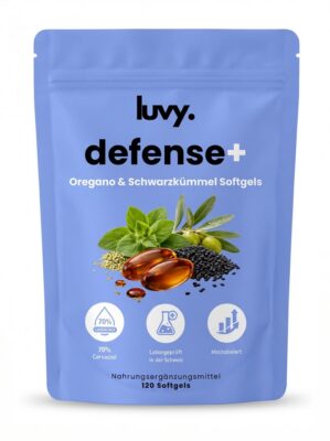 LUVY defense+ caps moll sach 120 pce