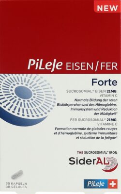 PILEJE eisen/fer forte caps 30 pce