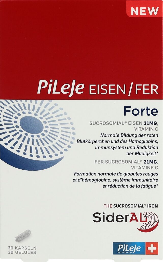 PILEJE eisen/fer forte caps 30 pce