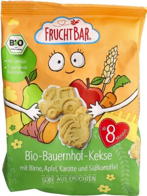 FRUCHTBAR biscuits ferme bio poi pom car pat 100 g