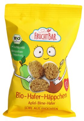 FRUCHTBAR biscuits avoine bio pom poire avoi 40 g