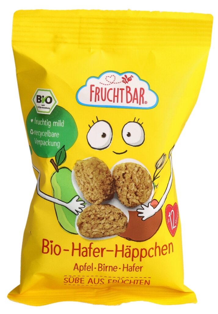 FRUCHTBAR biscuits avoine bio pom poire avoi 40 g