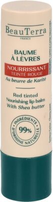 BEAUTERRA baume lèvres nourrissant rouge stick 4 g