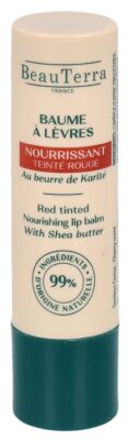 BEAUTERRA baume lèvres nourrissant rouge stick 4 g