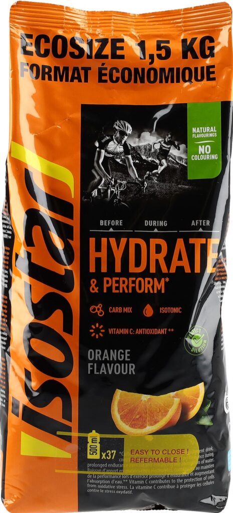 ISOSTAR Hydrate & Perform Plv Orange 1,5 kg