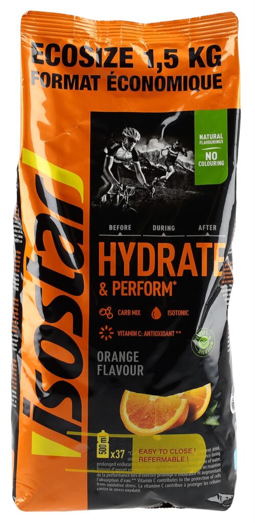 ISOSTAR Hydrate & Perform Plv Orange 1,5 kg