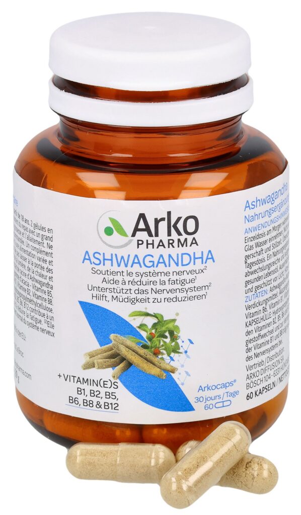 ARKOPHARMA Arkocaps caps ashwagandha+Vitam 60 pce