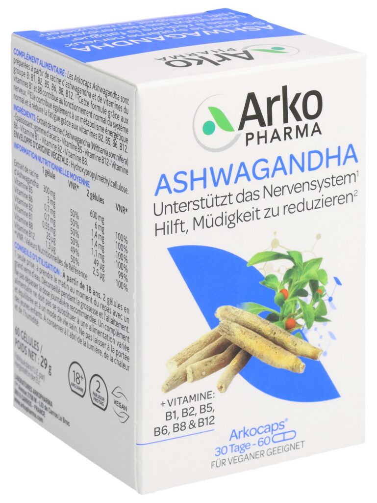 ARKOPHARMA Arkocaps caps ashwagandha+Vitam 60 pce